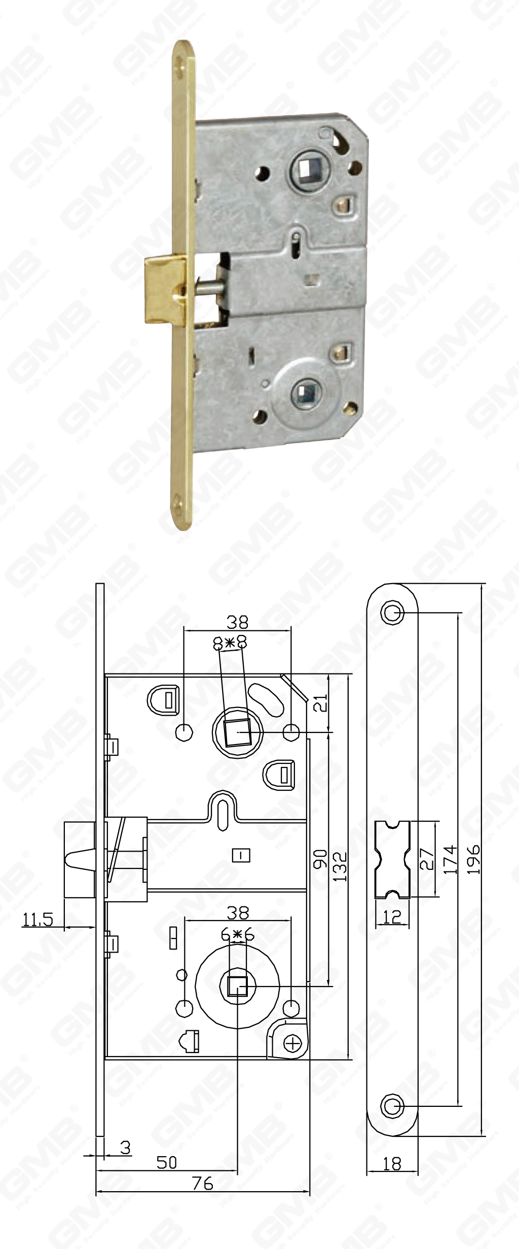 02 Замок врезной_410B-52