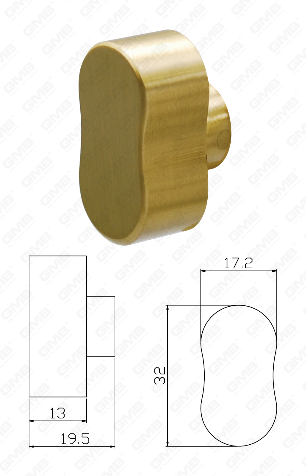 01 Поворотная ручка_Art NO.TK-L-22