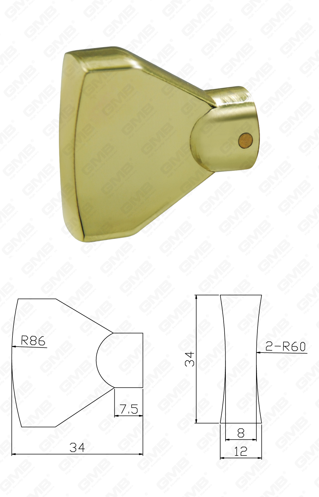 01 Поворотная ручка_Art NO.TK-A-02