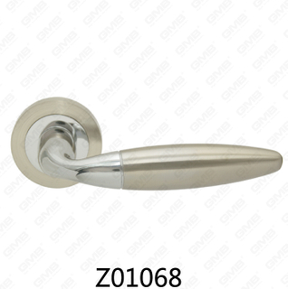 Цинковый сплав Zamak алюминиевая ручка двери розетки с круглой розеткой (Z01068)