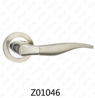 Цинковый сплав Zamak алюминиевая ручка двери розетки с круглой розеткой (Z01046)