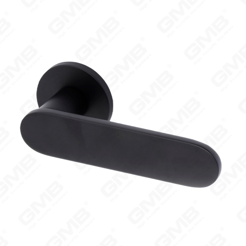 Новая современная алюминиевая дверная ручка для украшения дома на круглой розетке