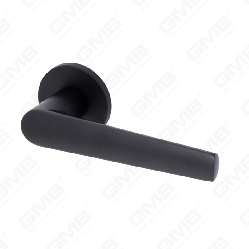 Новая современная алюминиевая дверная ручка для украшения дома на круглой розетке