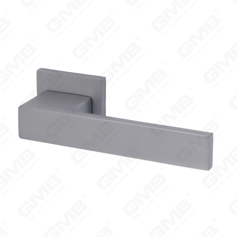 Новая современная алюминиевая дверная ручка для украшения дома на круглой розетке