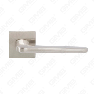 Новая современная алюминиевая дверная ручка для украшения дома на круглой розетке