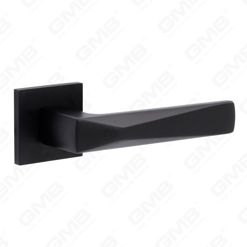 Новая современная алюминиевая дверная ручка для украшения дома на круглой розетке