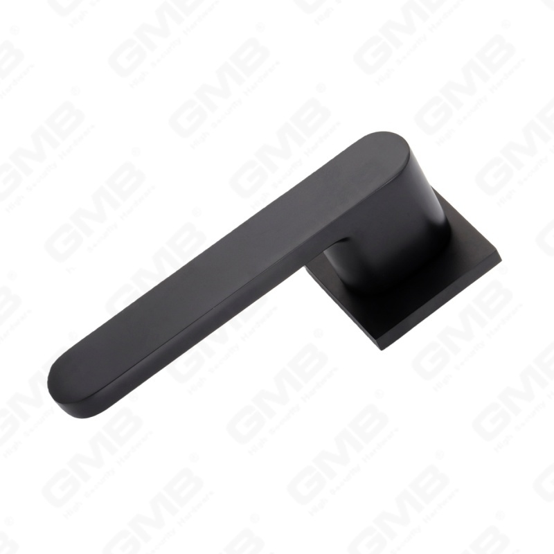 Новая современная алюминиевая дверная ручка для украшения дома на круглой розетке