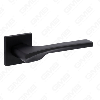 Новая современная алюминиевая дверная ручка для украшения дома на круглой розетке