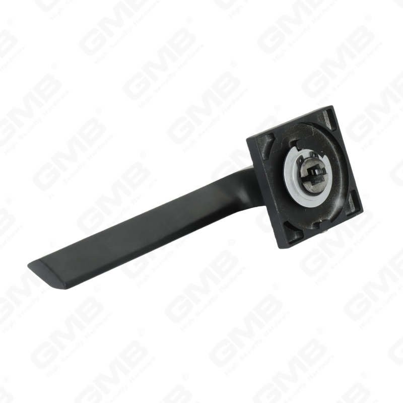 Новая современная алюминиевая дверная ручка для украшения дома на круглой розетке