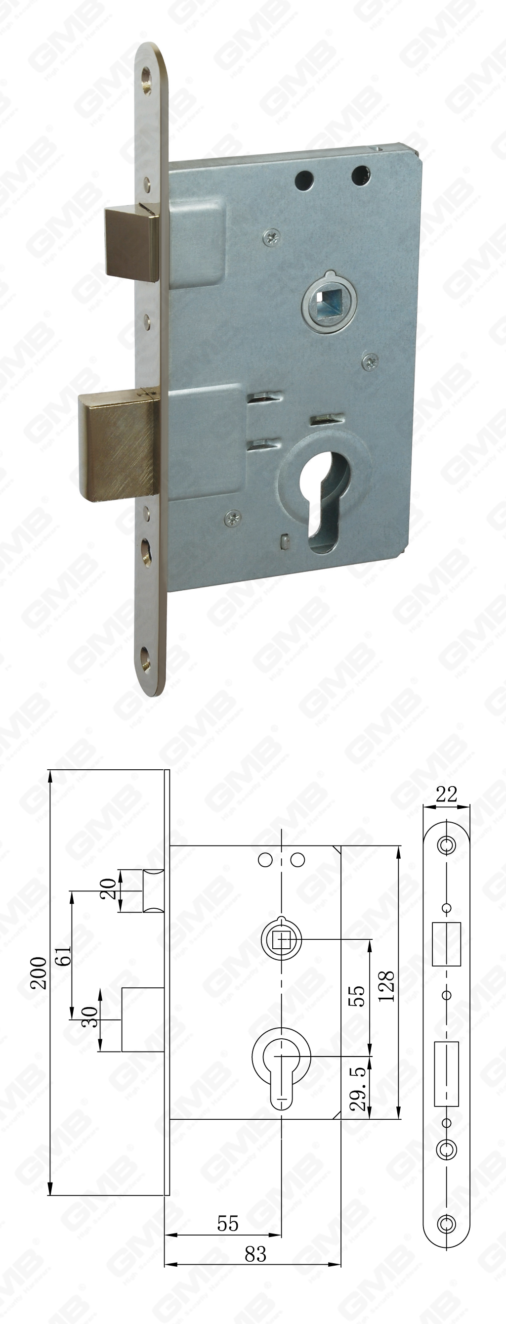 02 Замок врезной第五部分_9216-110