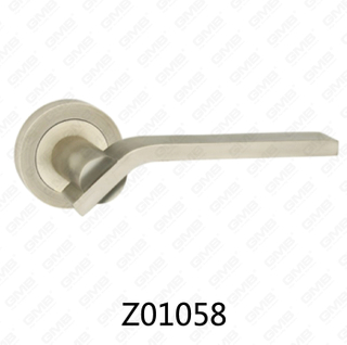 Цинковый сплав Zamak алюминиевая ручка двери розетки с круглой розеткой (Z01058)