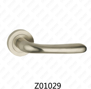 Цинковый сплав Zamak алюминиевая ручка двери розетки с круглой розеткой (Z01029)