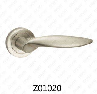 Цинковый сплав Zamak алюминиевая ручка двери розетки с круглой розеткой (Z01020)