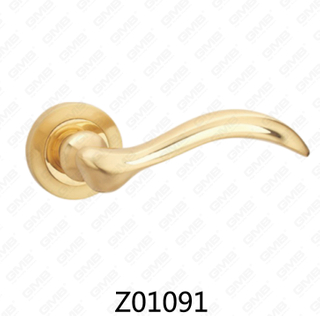 Цинковый сплав Zamak алюминиевая ручка двери розетки с круглой розеткой (Z01091)