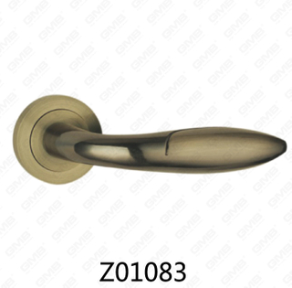 Цинковый сплав Zamak алюминиевая ручка двери розетки с круглой розеткой (Z01083)