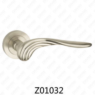 Цинковый сплав Zamak алюминиевая ручка двери розетки с круглой розеткой (Z01032)