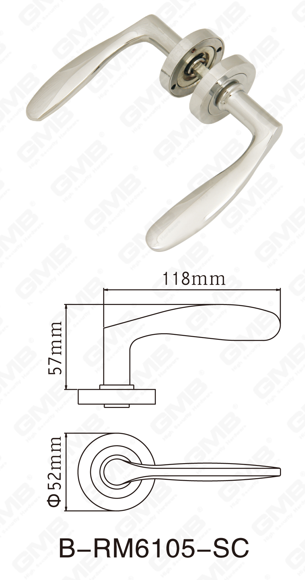 06 латунная ручка _b-rm6105-sc-44