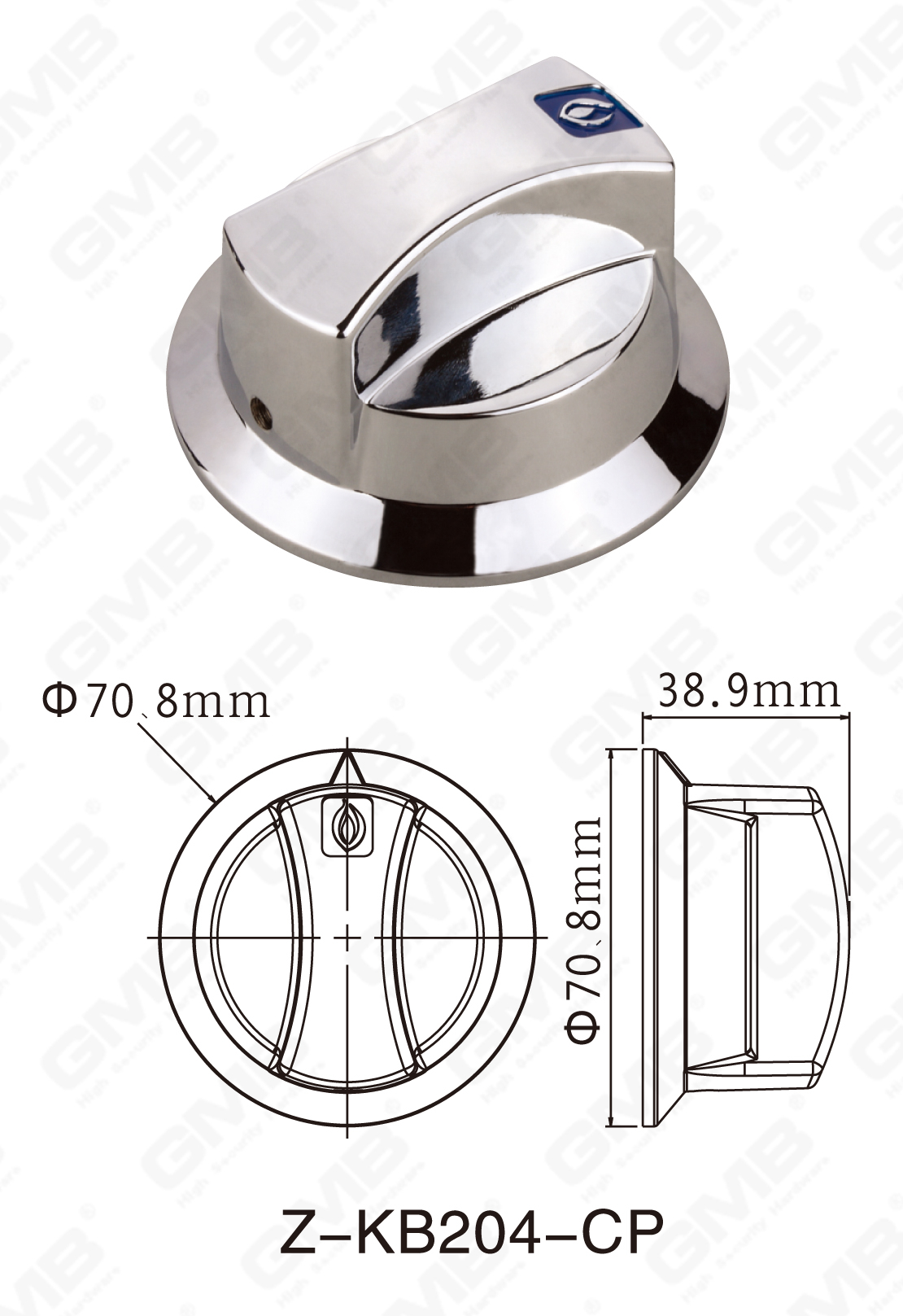06 латунная ручка _z-kb204-cp-82