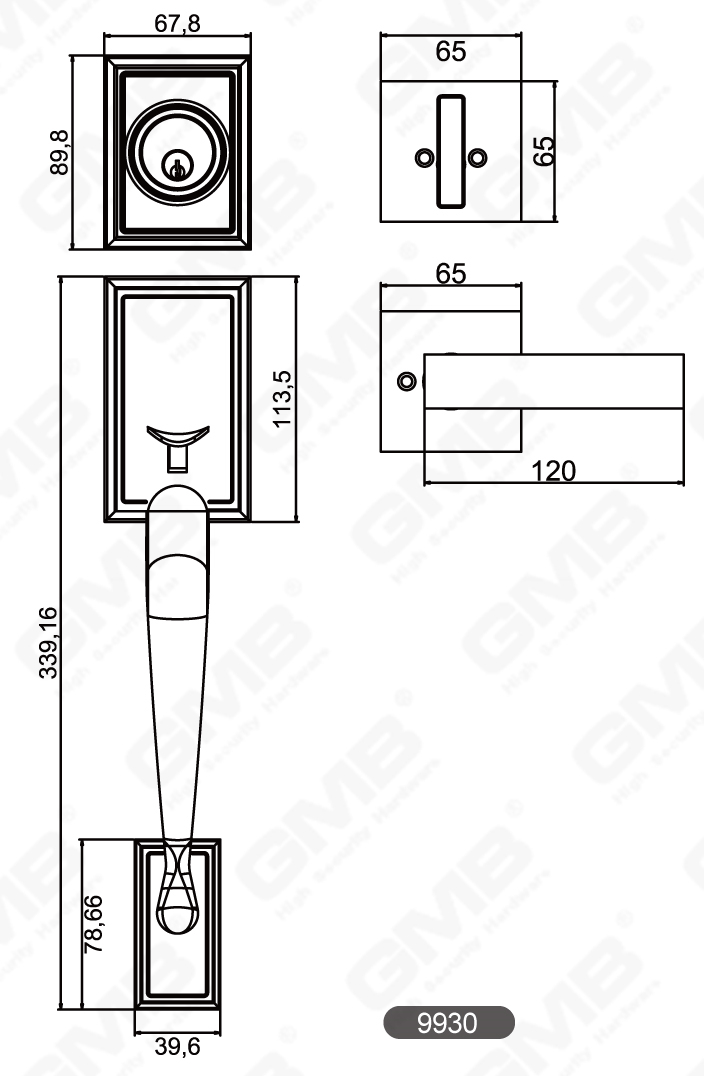 01 Ручка Grip Lock Series-40