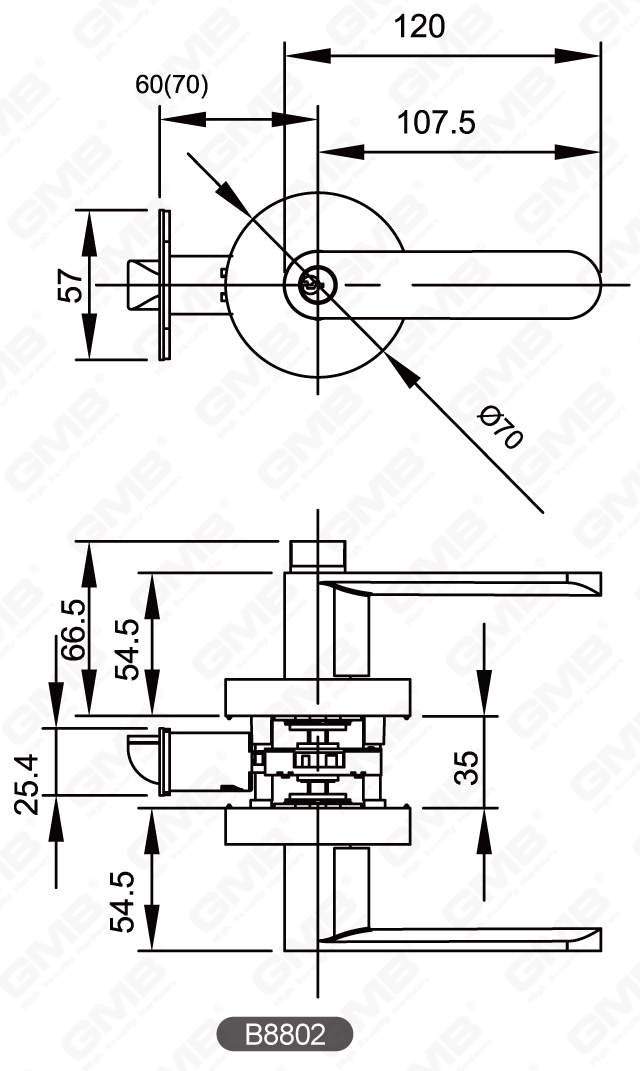 02 DUTE DUTE TUBULAR LEVER SERY-04