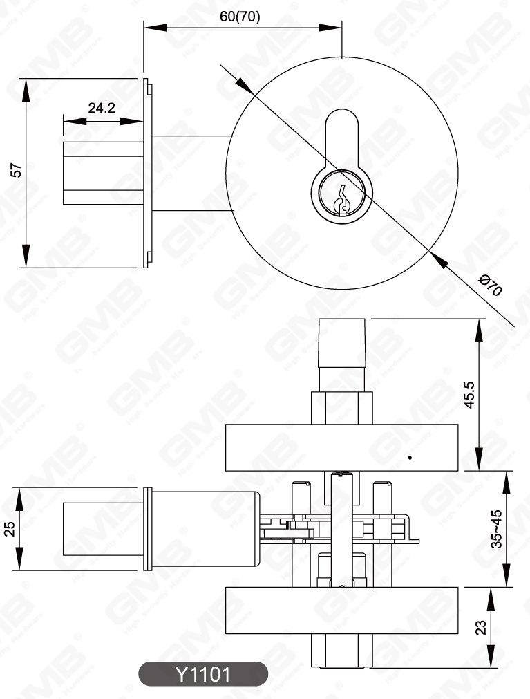 04 Замок с засовом Серия-06