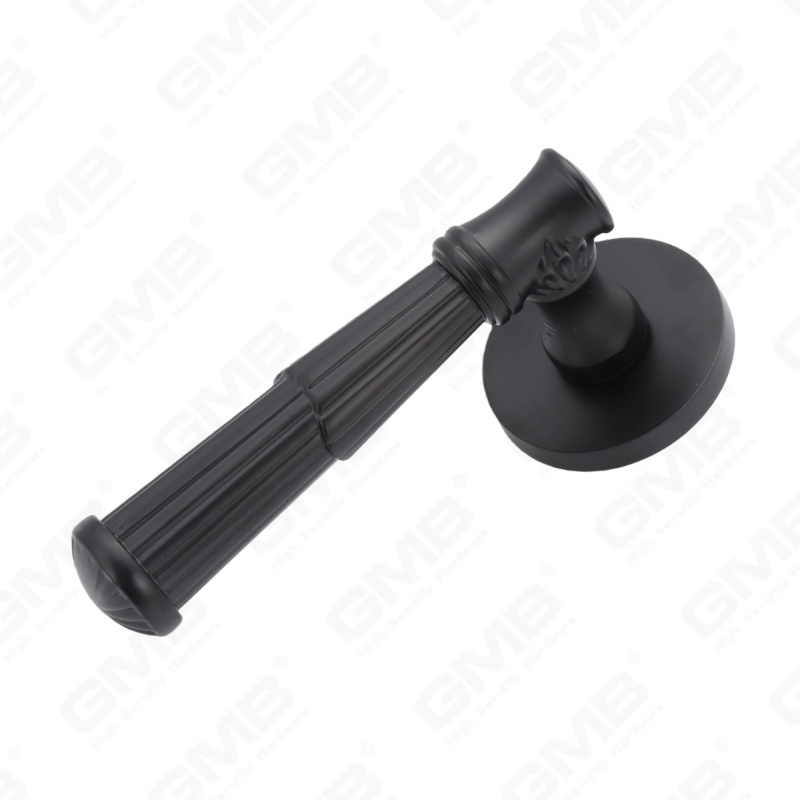 Новая современная алюминиевая дверная ручка для украшения дома на круглой розетке