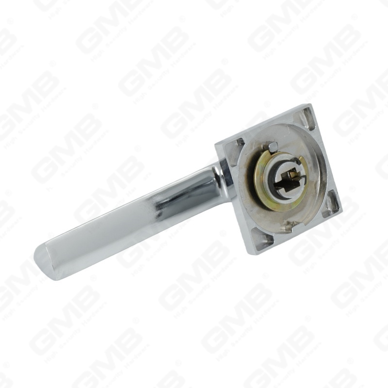 Новая современная алюминиевая дверная ручка для украшения дома на круглой розетке