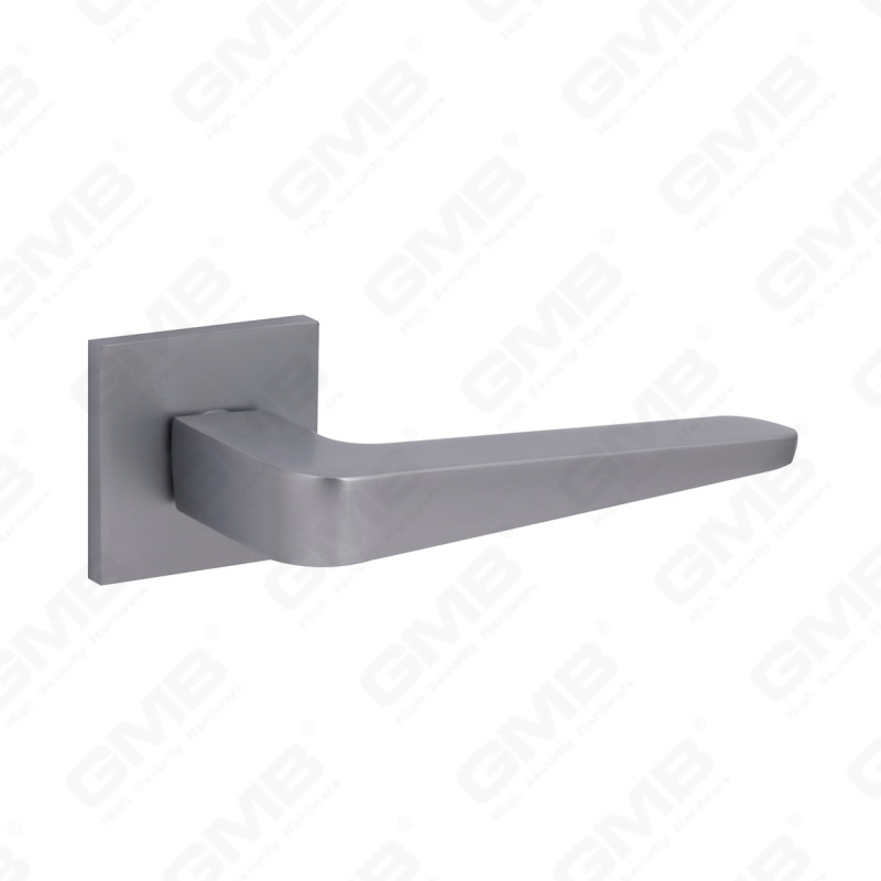 Новая современная алюминиевая дверная ручка для украшения дома на круглой розетке