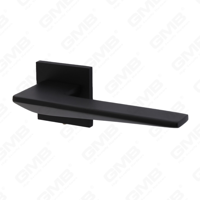 Новая современная алюминиевая дверная ручка для украшения дома на круглой розетке