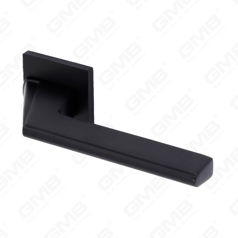 Новая современная алюминиевая дверная ручка для украшения дома на круглой розетке