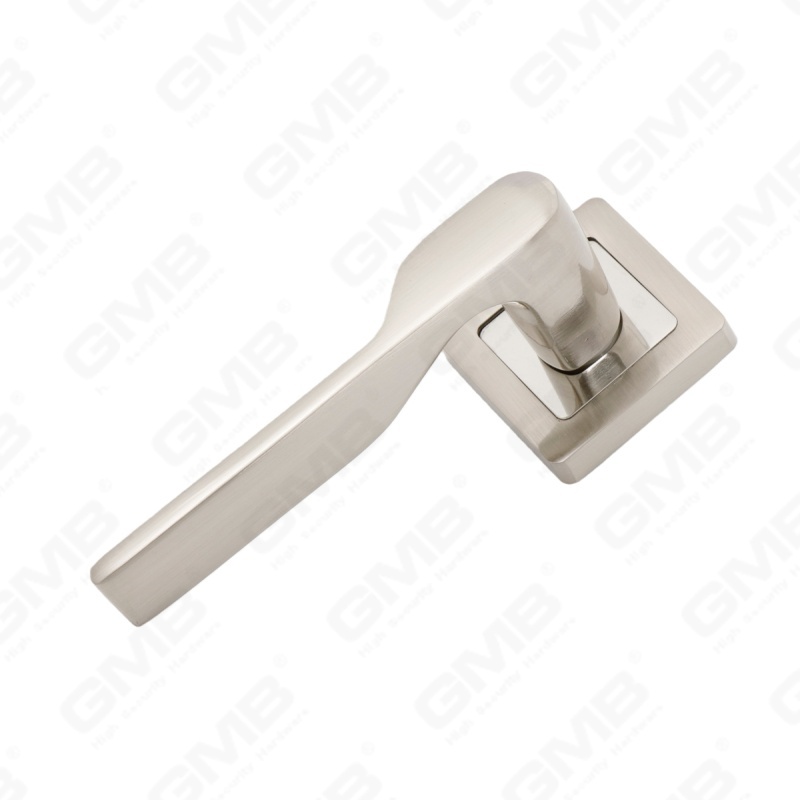 Новая современная алюминиевая дверная ручка для украшения дома на круглой розетке