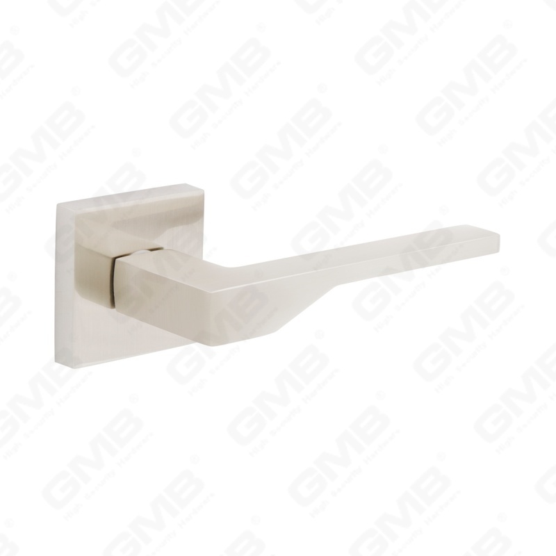 Новая современная алюминиевая дверная ручка для украшения дома на круглой розетке