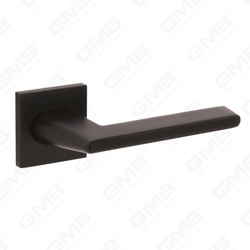 Новая современная алюминиевая дверная ручка для украшения дома на круглой розетке