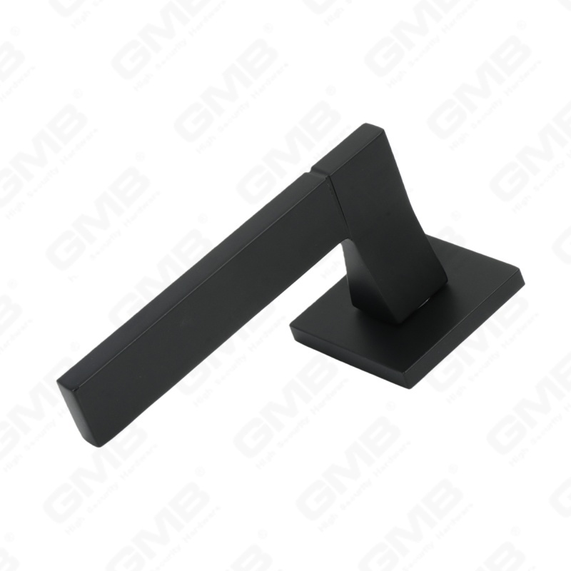 Новая современная алюминиевая дверная ручка для украшения дома на круглой розетке