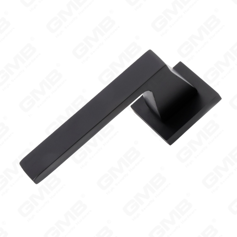 Новая современная алюминиевая дверная ручка для украшения дома на круглой розетке