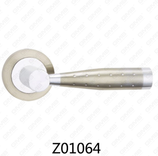 Цинковый сплав Zamak алюминиевая ручка двери розетки с круглой розеткой (Z01064)