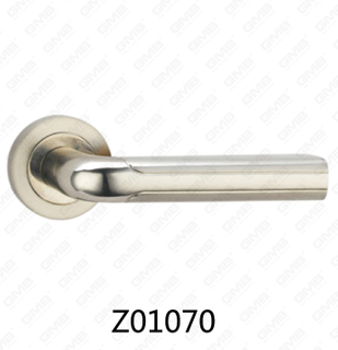 Цинковый сплав Zamak алюминиевая ручка двери розетки с круглой розеткой (Z01070)