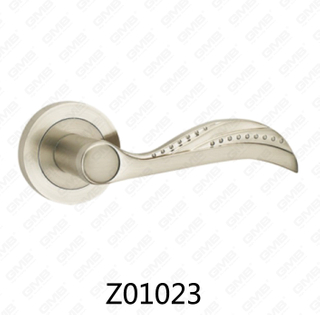 Цинковый сплав Zamak алюминиевая ручка двери розетки с круглой розеткой (Z01023)