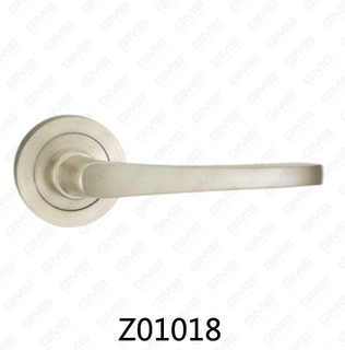 Цинковый сплав Zamak алюминиевая ручка двери розетки с круглой розеткой (Z01018)
