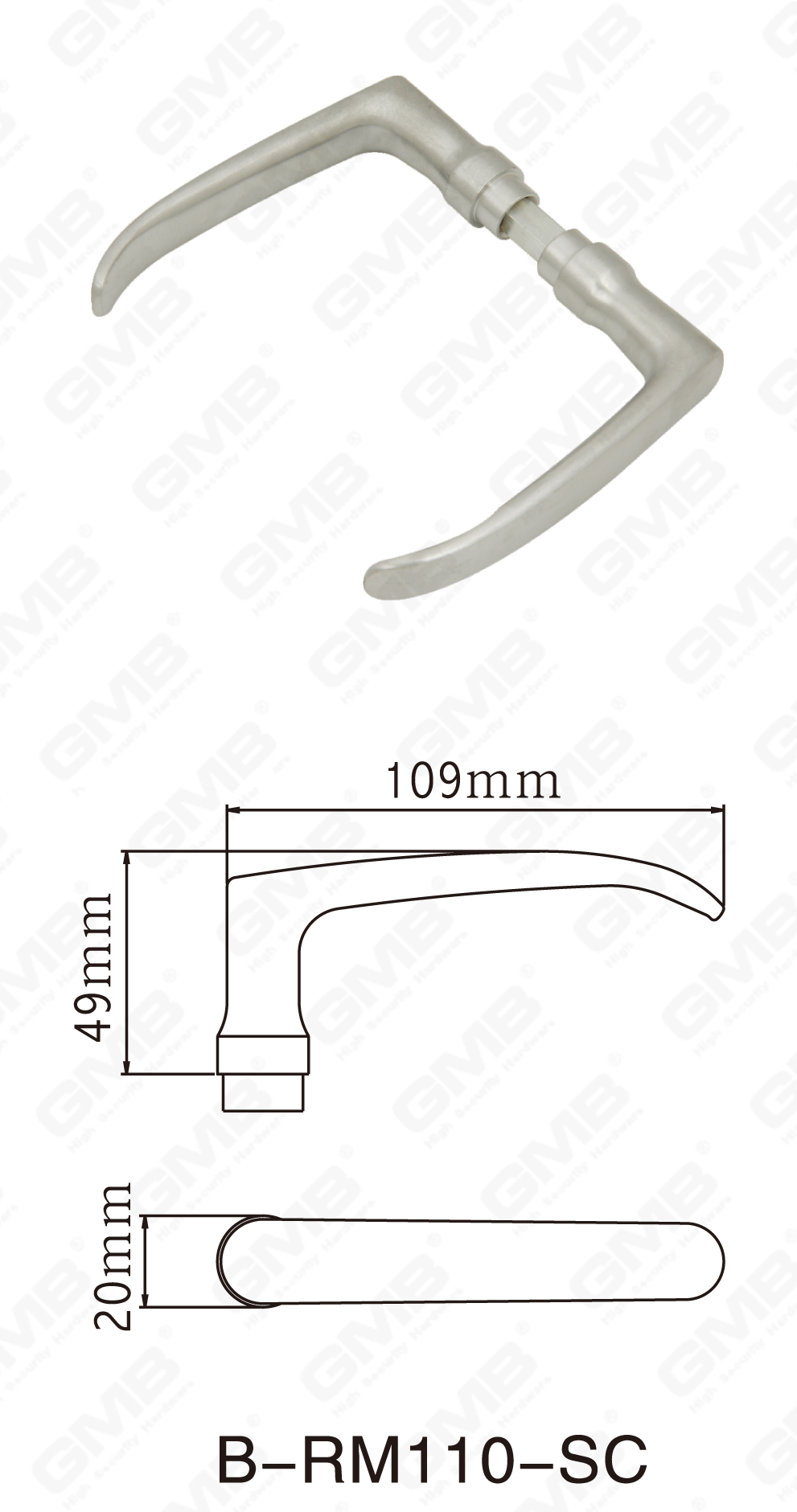06 латунная ручка _b-rm110-sc-22