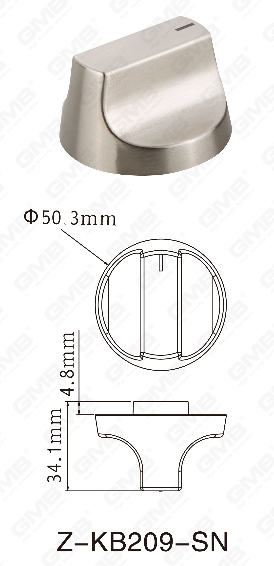 06 латунная ручка _z-kb209-sn-92