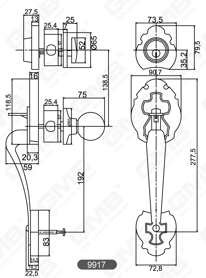 01 Ручка сцепления серия серии 16