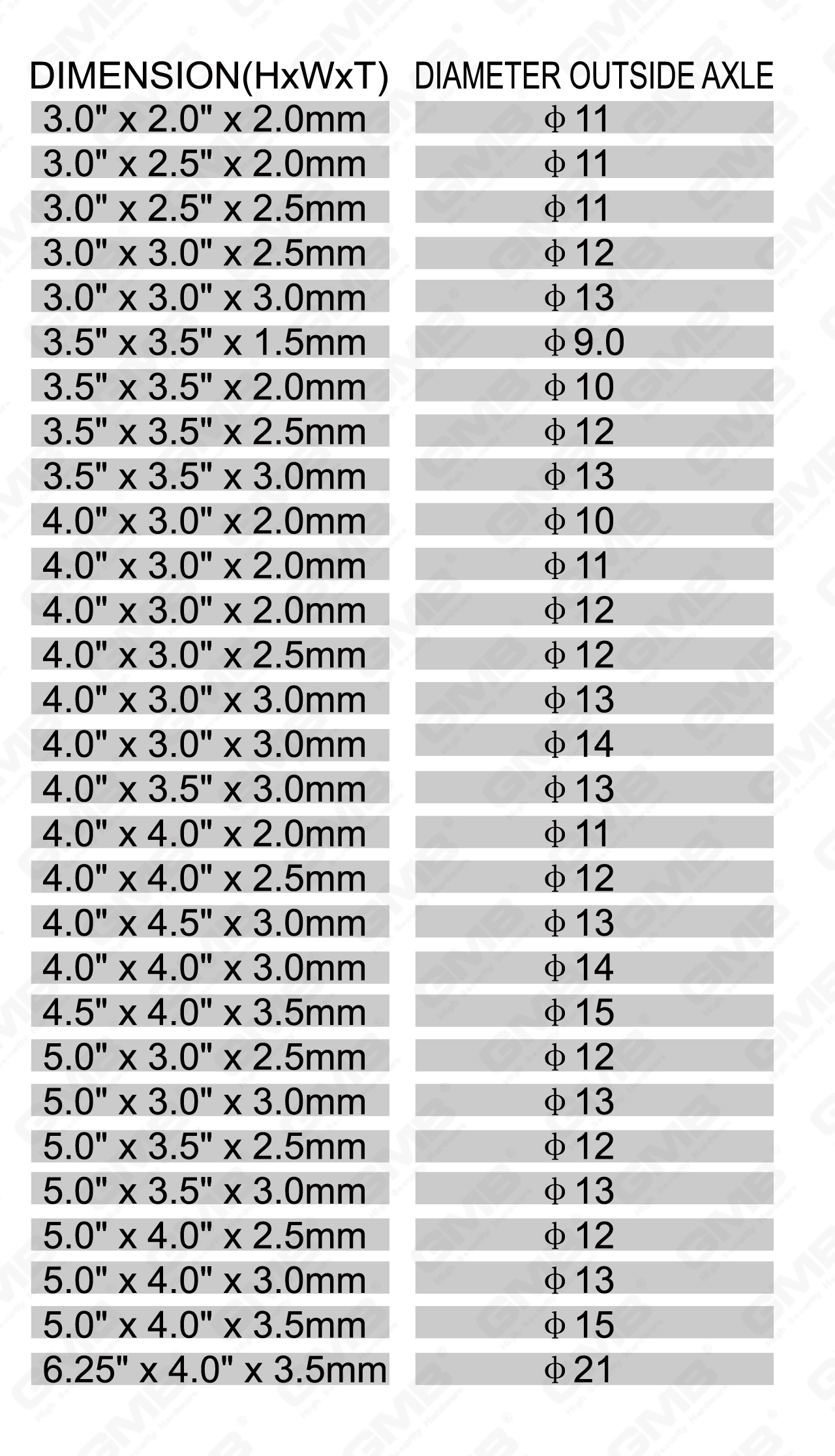 Петля из нержавеющей стали Series_LDL-107-21