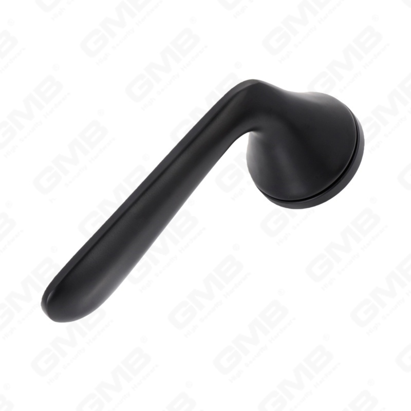 Новая современная алюминиевая дверная ручка для украшения дома на круглой розетке