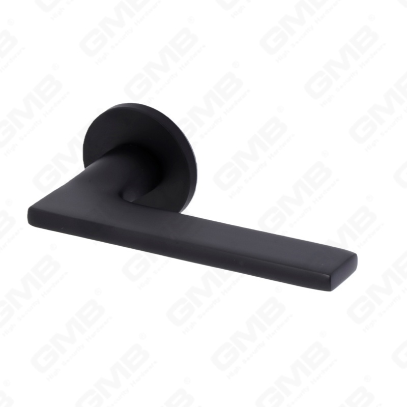 Новая современная алюминиевая дверная ручка для украшения дома на круглой розетке