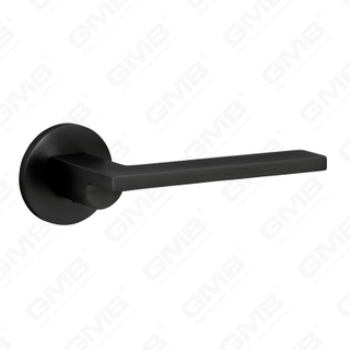 Новая современная алюминиевая дверная ручка для украшения дома на круглой розетке