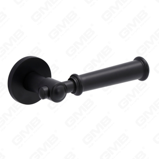 Новая современная алюминиевая дверная ручка для украшения дома на круглой розетке