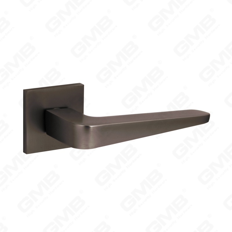 Новая современная алюминиевая дверная ручка для украшения дома на круглой розетке