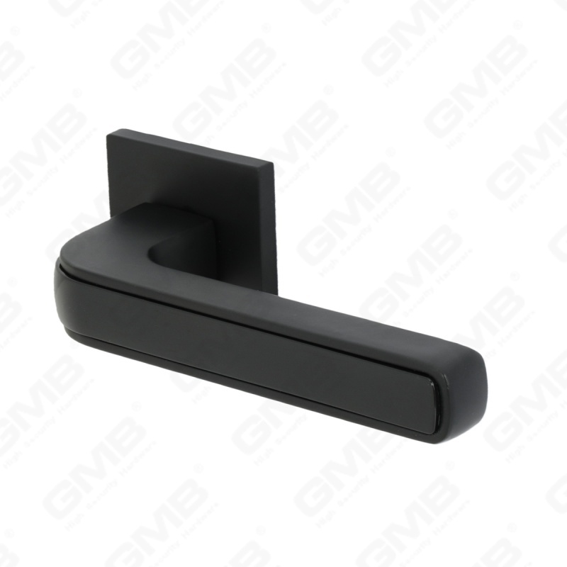 Новая современная алюминиевая дверная ручка для украшения дома на круглой розетке