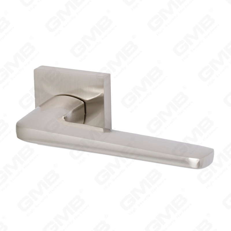 Новая современная алюминиевая дверная ручка для украшения дома на круглой розетке